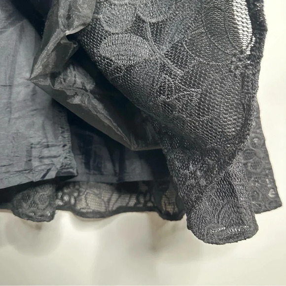 Plenty By Tracy Reece Anthropologie Black Eliza Fit & Flare Dress Size 12 - Picture 12 of 13